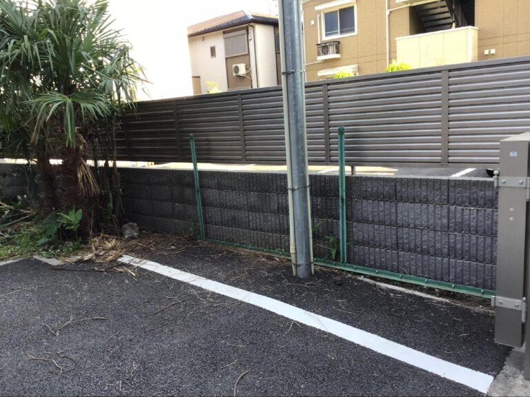 調布市 グリーンの柵撤去の依頼（2019年3月）